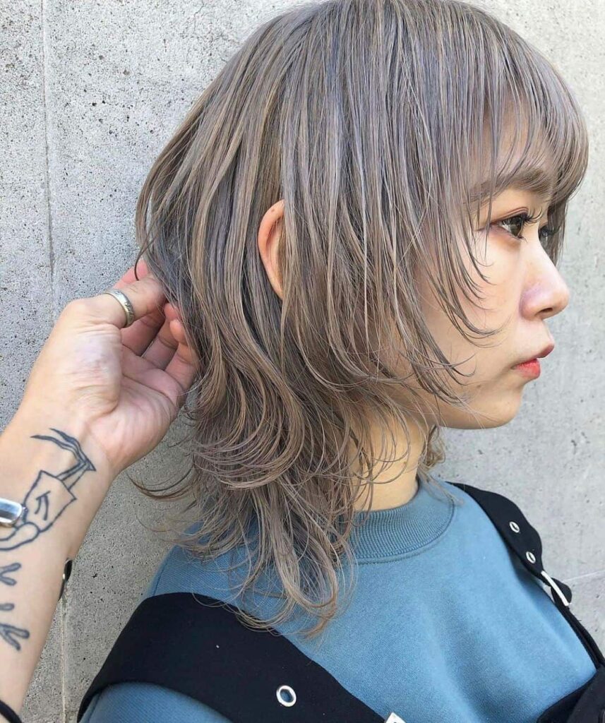 Spicy Grey Wolf Haircut
