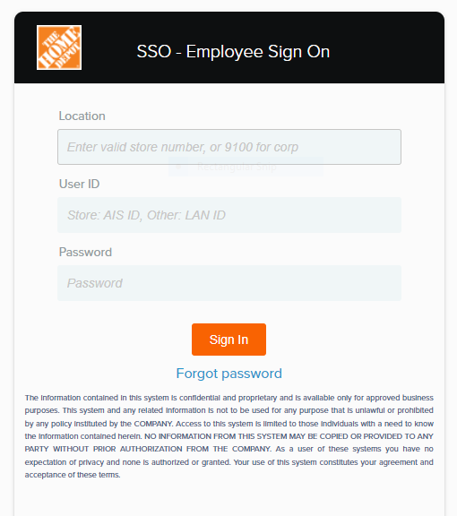Login for employees and SSO Associates