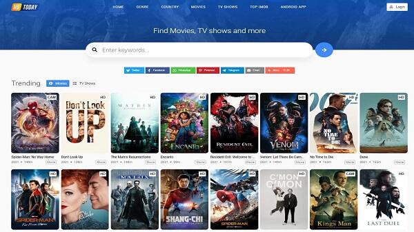 HDToday.TV free download movies