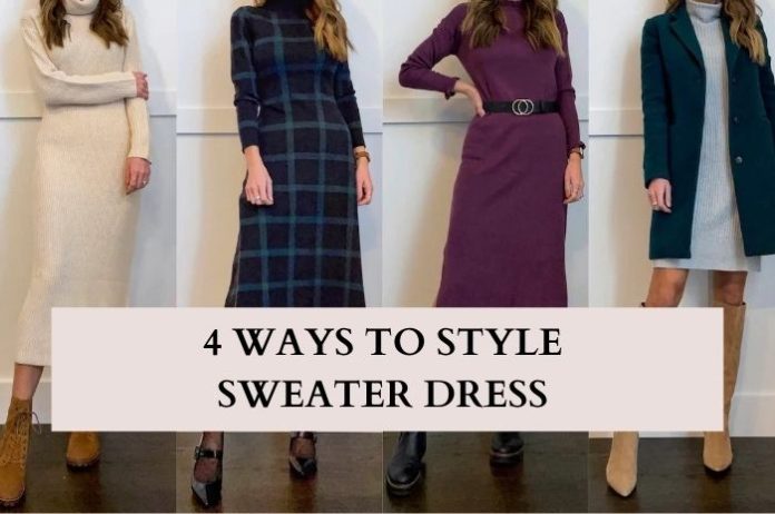 4 Ways to Style Sweater Dresses
